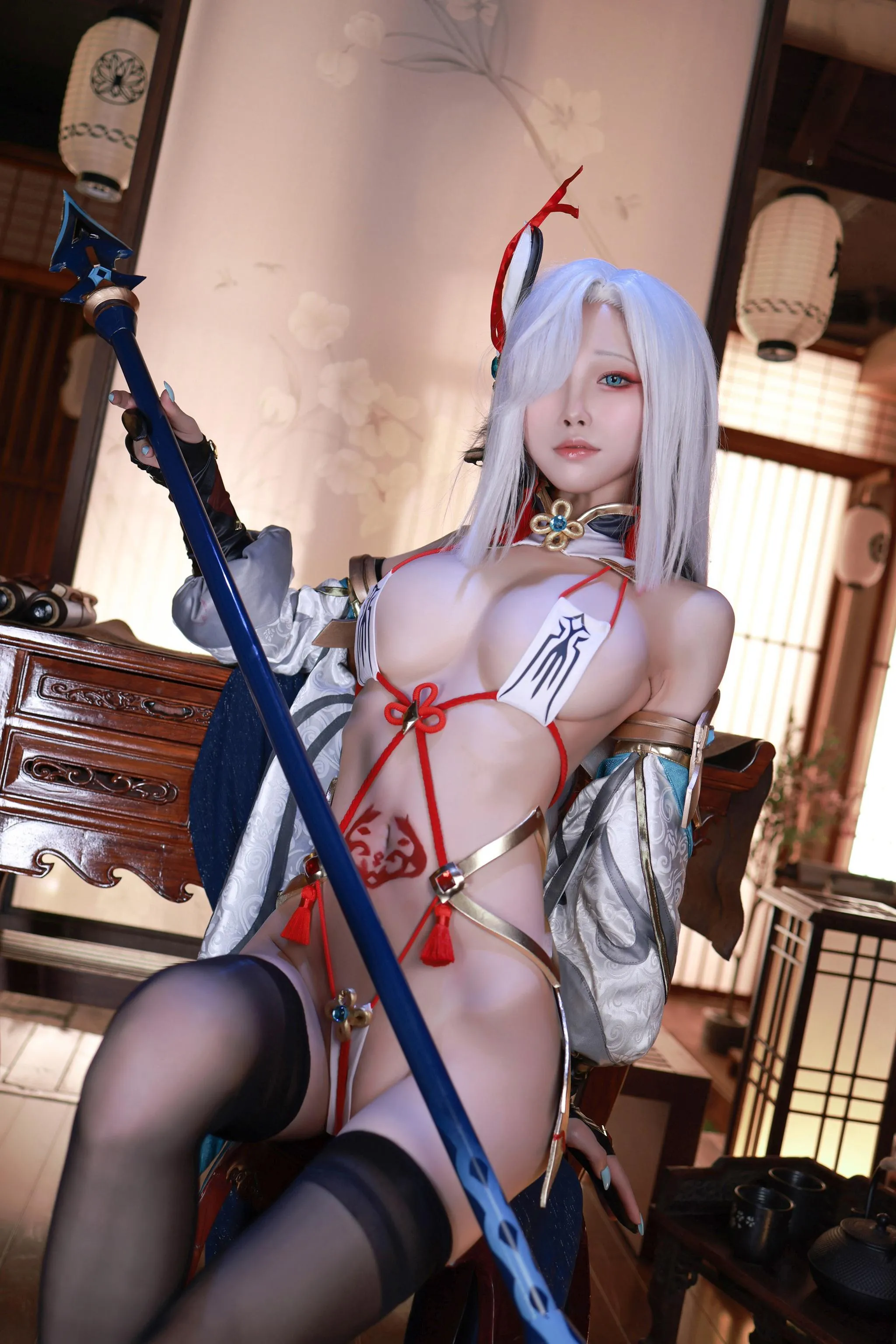 水淼Aqua – NO.110 原神 申鹤 [90P]插图5